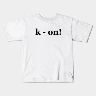 anime music k on k-on Kids T-Shirt